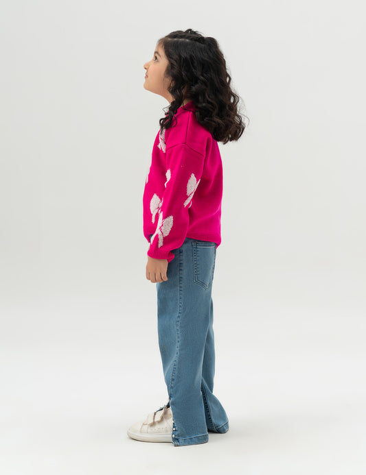 JACQUARD KNIT SWEATER