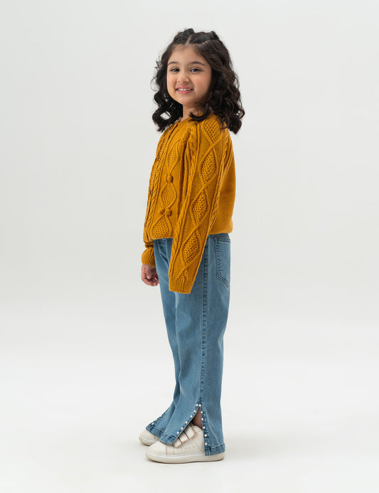 CABLE KNIT CARDIGAN