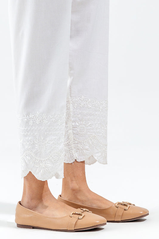 EMBROIDERED STRAIGHT PANTS