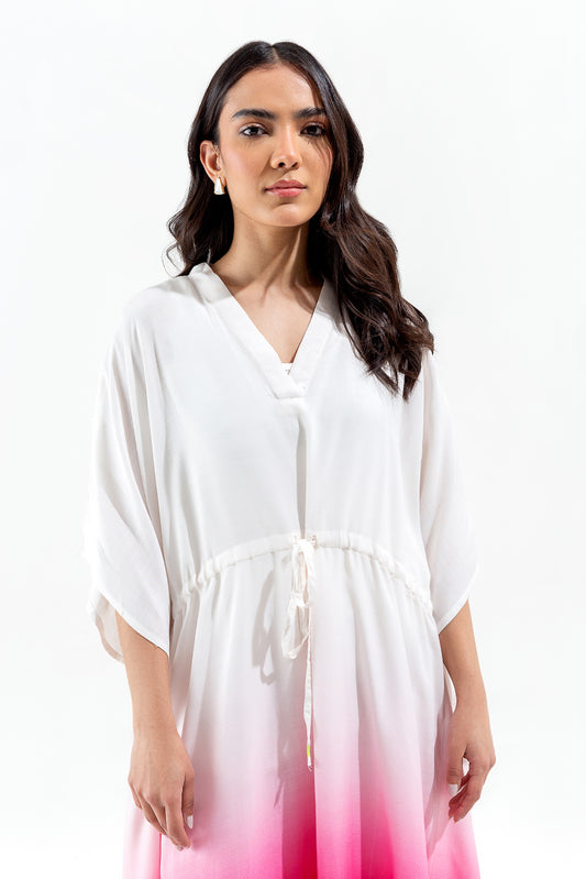 BASIC VISCOSE KAFTAN DRESS (PRET)