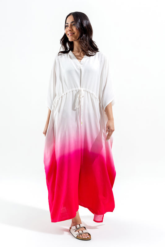 BASIC VISCOSE KAFTAN DRESS (PRET)