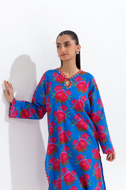 2 PIECE EMBROIDERED LAWN SUIT (PRET)