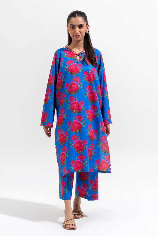 2 PIECE EMBROIDERED LAWN SUIT (PRET)