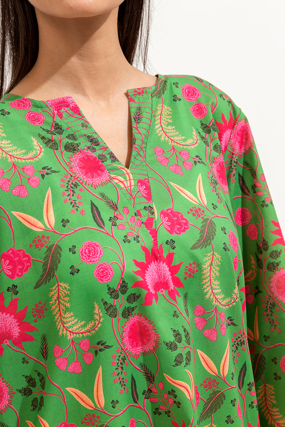 PRINTED LAWN SHIRT (PRET)