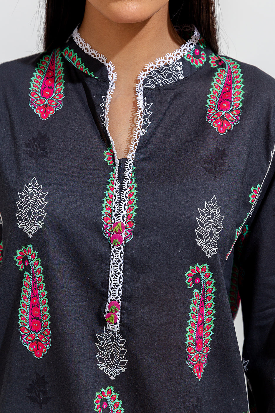 PRINTED LAWN SHIRT (PRET)