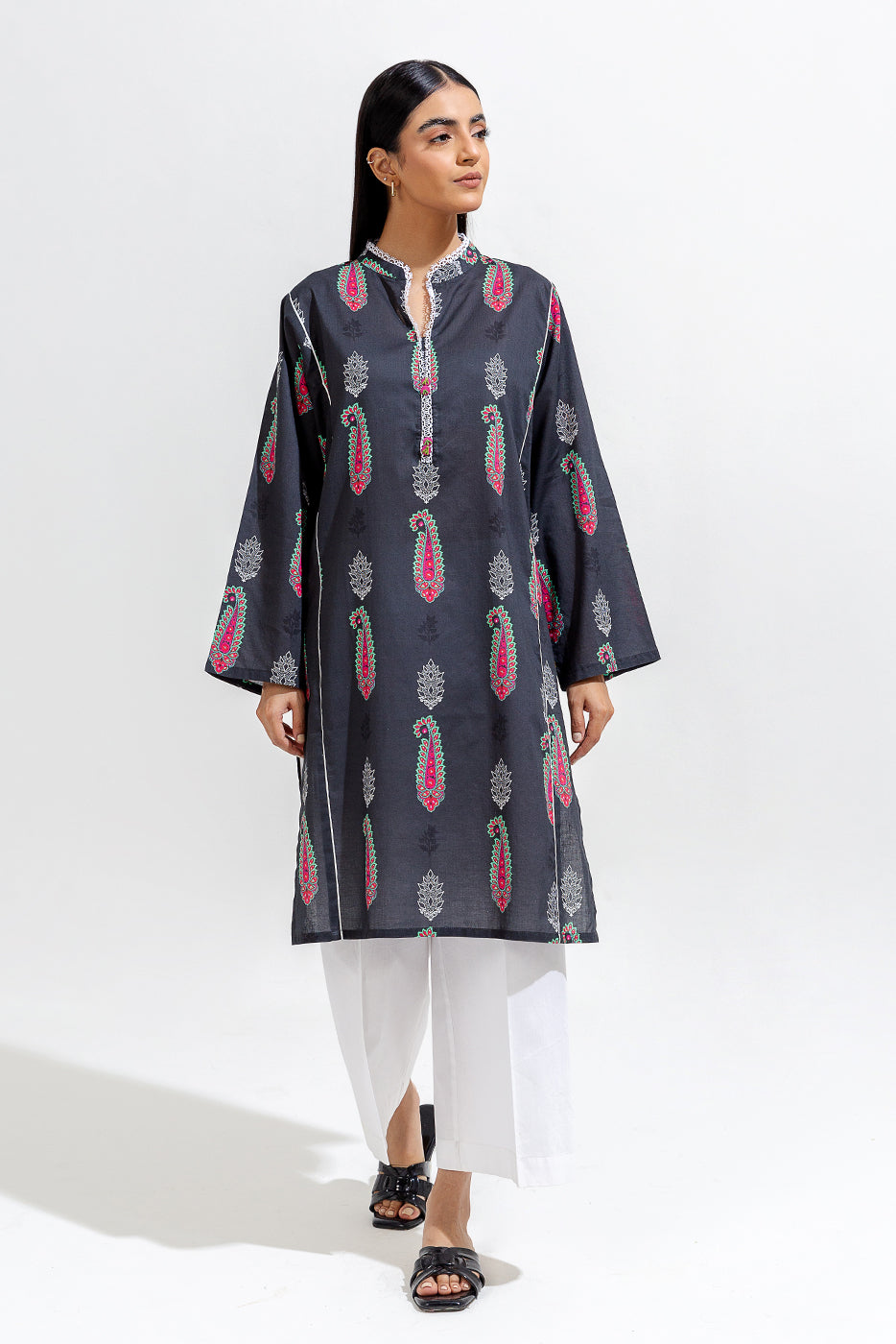 PRINTED LAWN SHIRT (PRET)