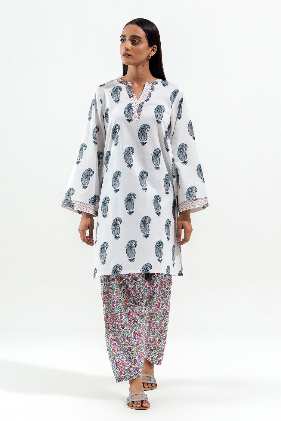 2 PIECE PRINTED LAWN SUIT (PRET)