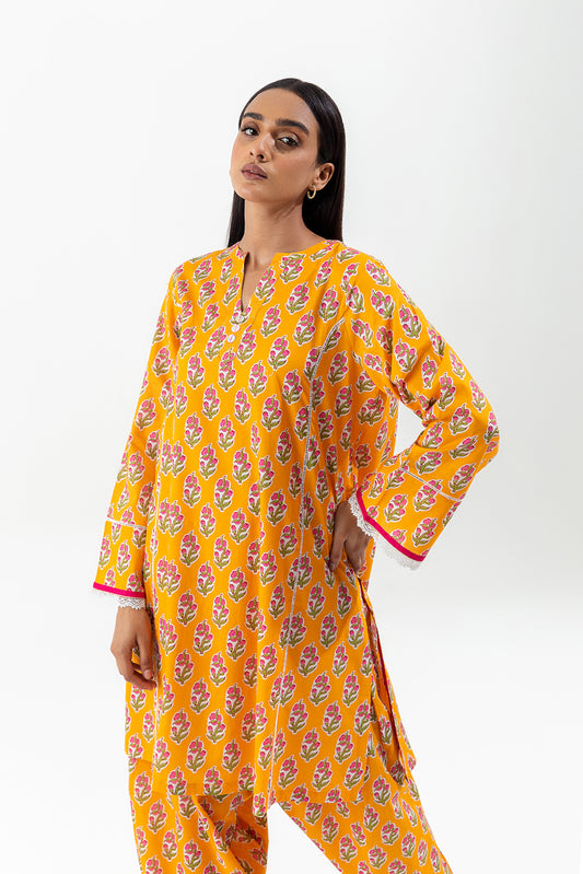 2 PIECE EMBROIDERED LAWN SUIT (PRET)