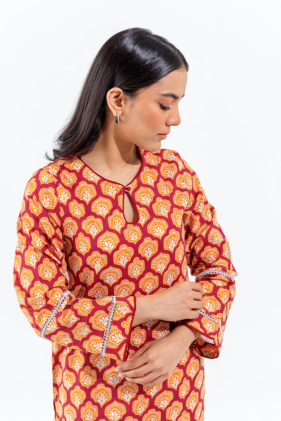PRINTED LAWN SHIRT (PRET)
