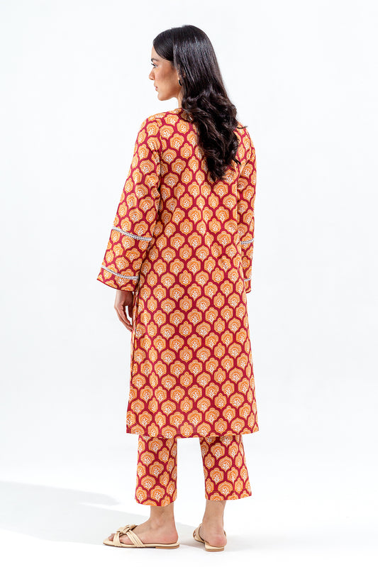 2 PIECE PRINTED LAWN SUIT (PRET)