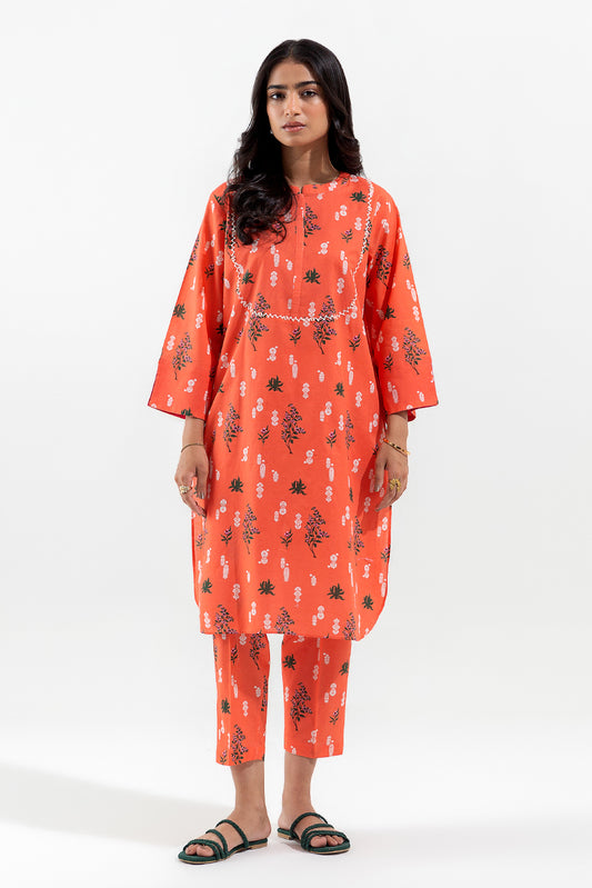 2 PIECE PRINTED LAWN SUIT (PRET)