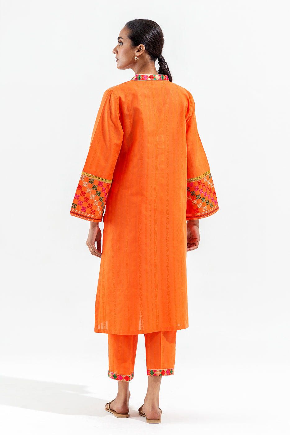 2 PIECE EMBROIDERED BROCIA JACQUARD SUIT (PRET)