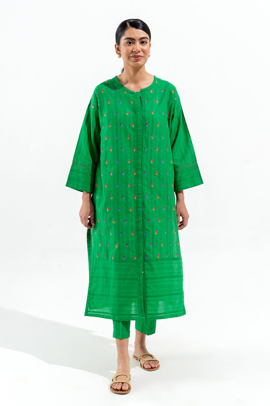 2 PIECE EMBROIDERED BROCIA JACQUARD SUIT (PRET)