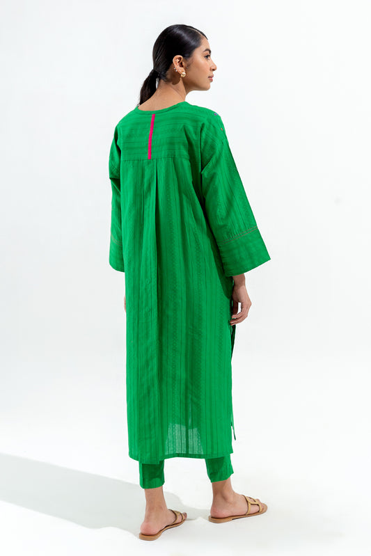 2 PIECE EMBROIDERED BROCIA JACQUARD SUIT (PRET)