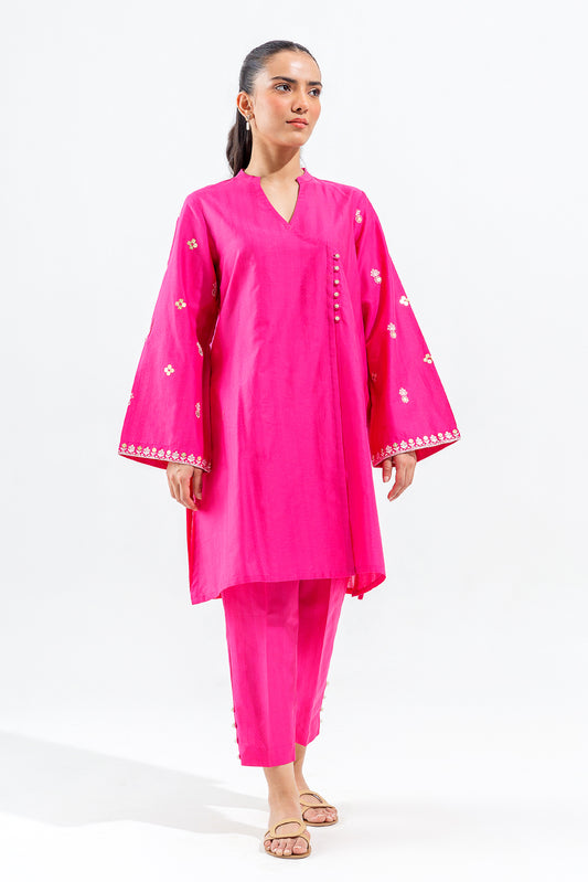 2 PIECE EMBROIDERED BROCIA JACQUARD SUIT (PRET)