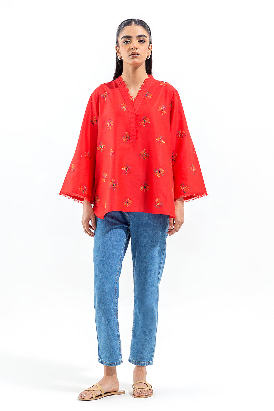 EMBROIDERED FUSION TOP (PRET)
