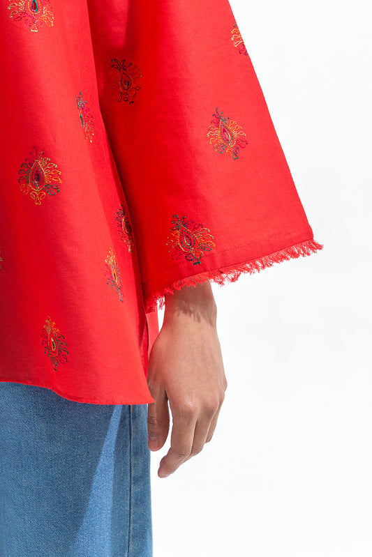 EMBROIDERED FUSION TOP (PRET)