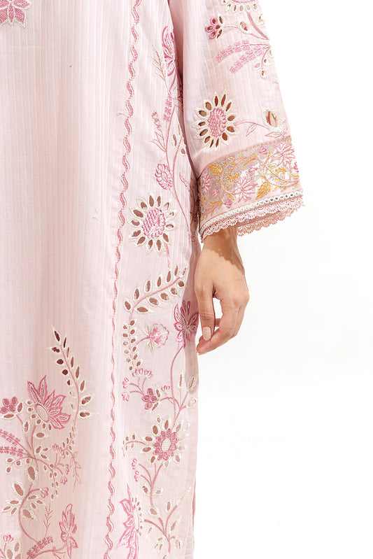 3 PIECE EMBROIDERED JACQUARD SUIT (LUXURY-PRET)