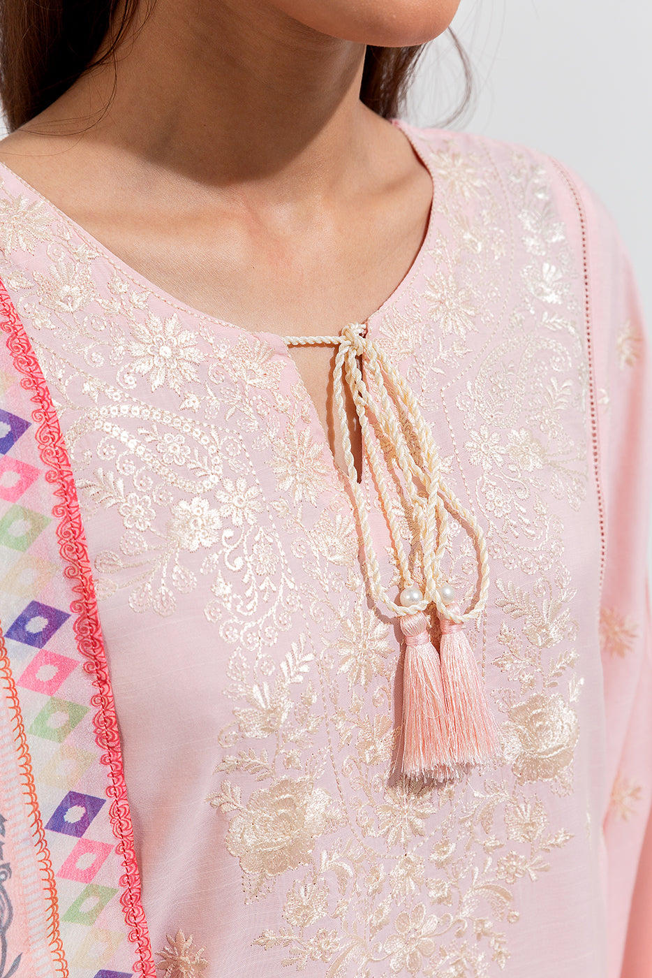 3 PIECE EMBROIDERED SILK SUIT (LUXURY-PRET)