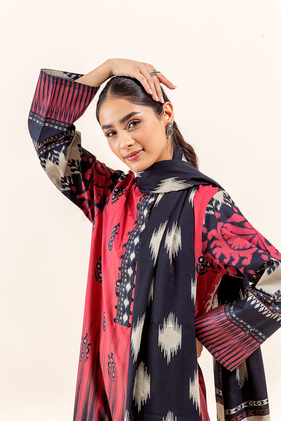 3 PIECE PRINTED LAWN SUIT (UNSTITCHED)