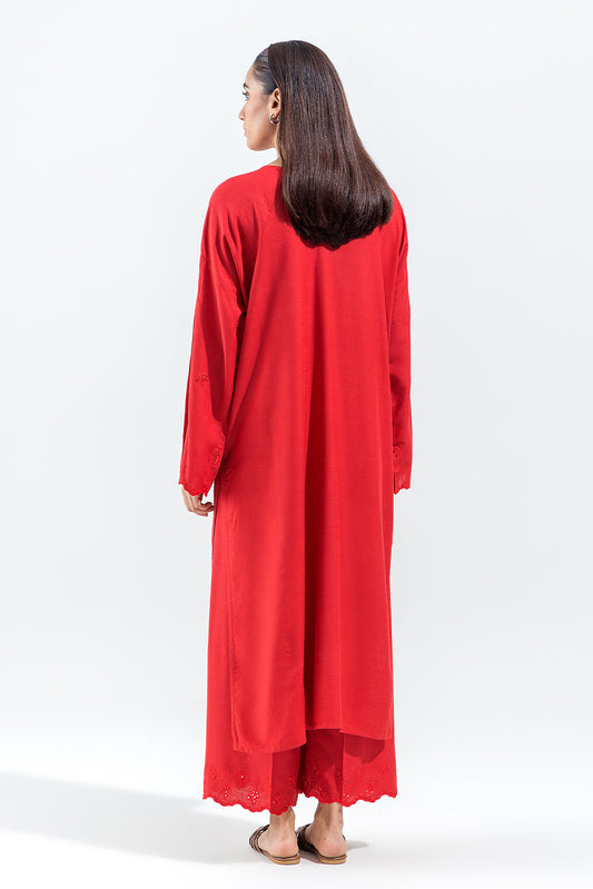 2 PIECE EMBROIDERED VISCOSE SUIT (PRET)