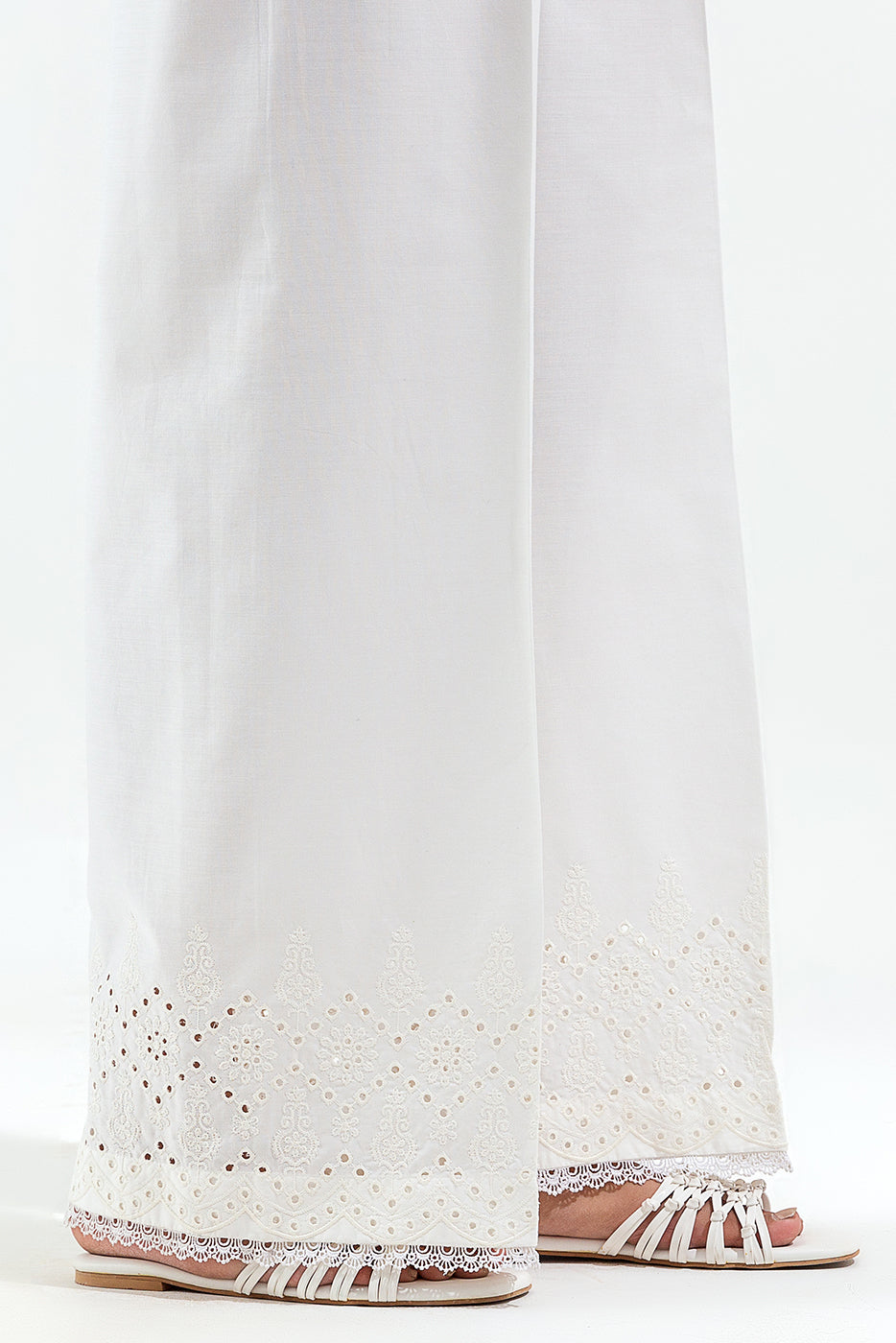 EMBROIDERED SLACK PANTS