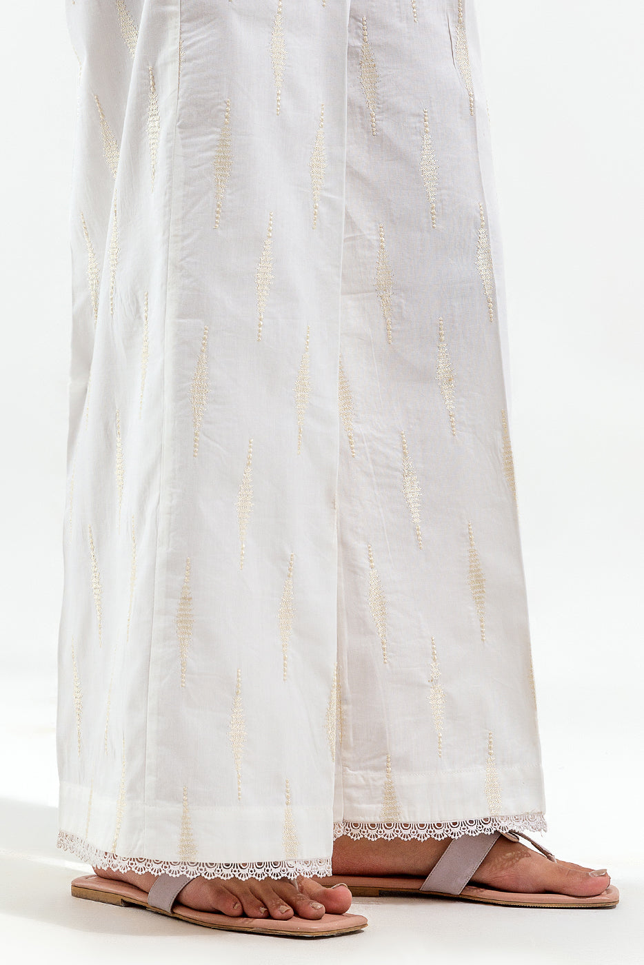 EMBROIDERED CULOTTE PANTS