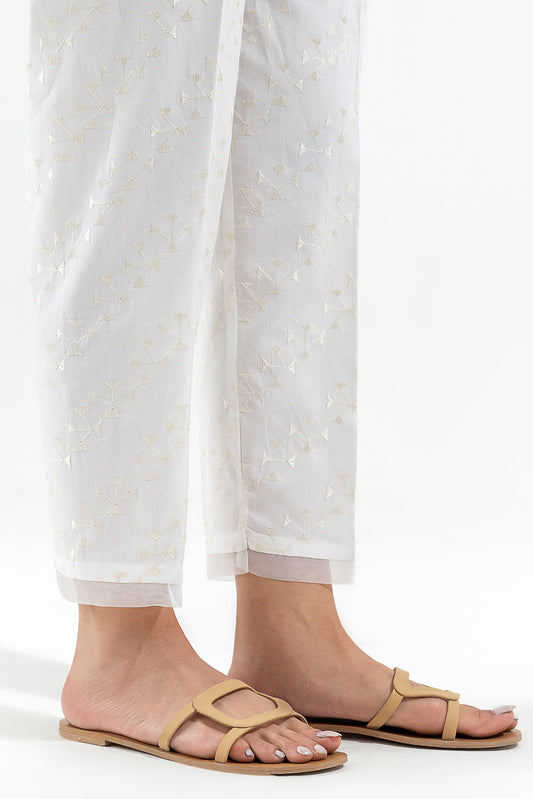 EMBROIDERED STRAIGHT PANTS