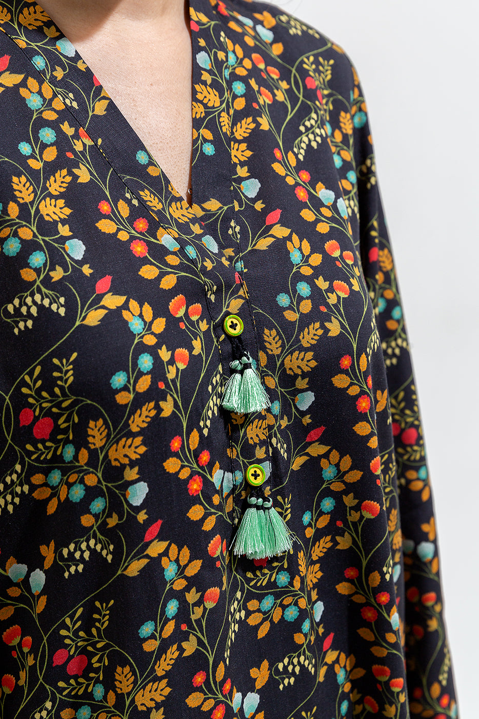 PRINTED VISCOSE SHIRT (PRET)