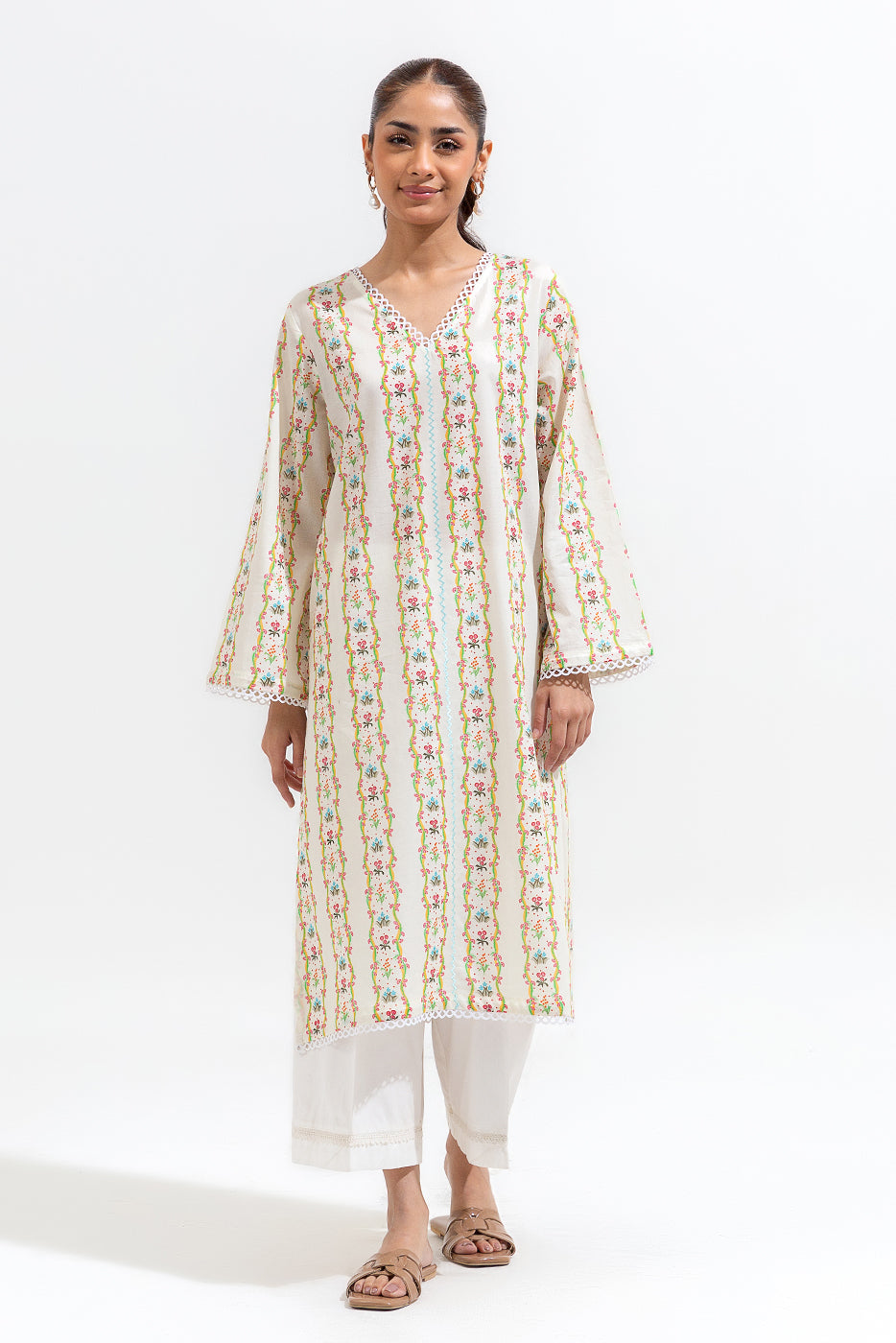 PRINTED LAWN SHIRT (PRET)