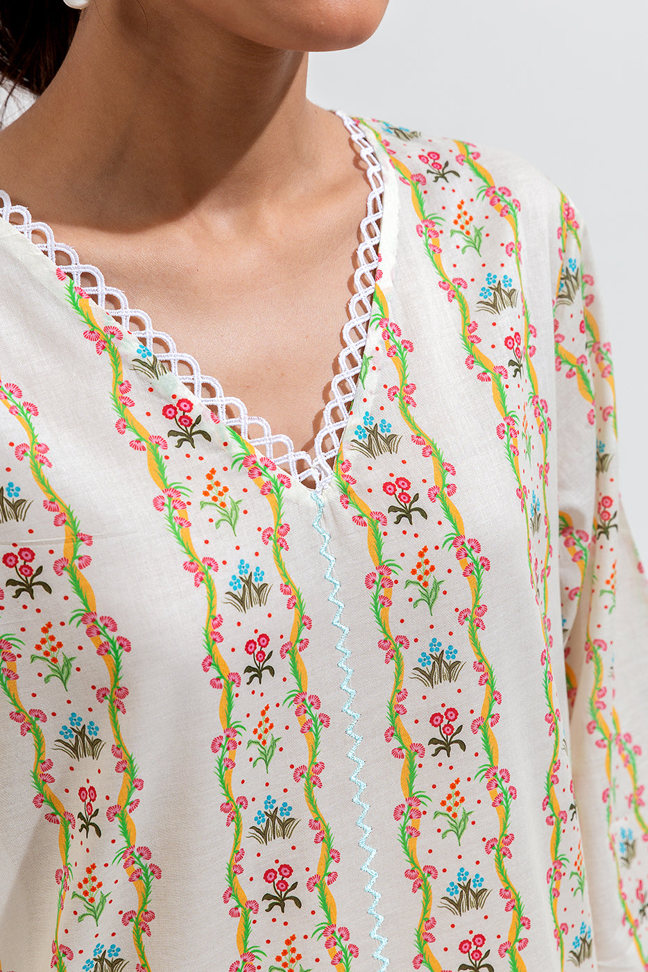 PRINTED LAWN SHIRT (PRET)