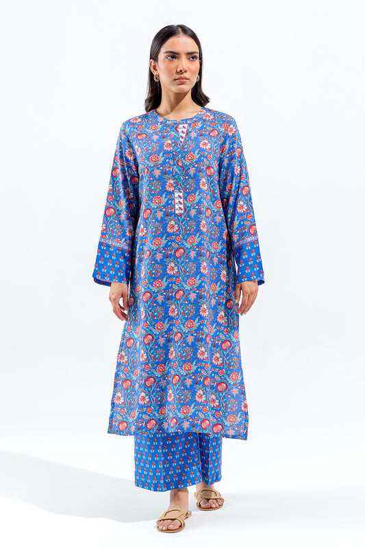 2 PIECE PRINTED VISCOSE SUIT (PRET)