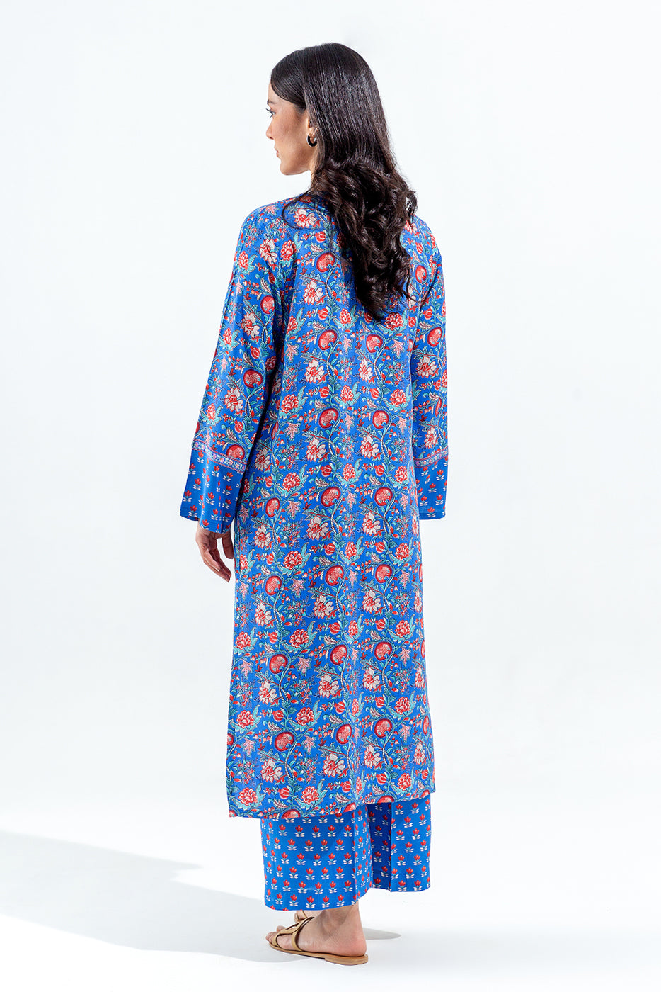 2 PIECE PRINTED VISCOSE SUIT (PRET)