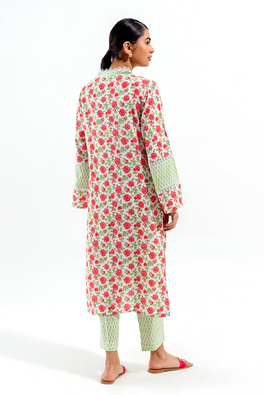 2 PIECE PRINTED VISCOSE SUIT (PRET)