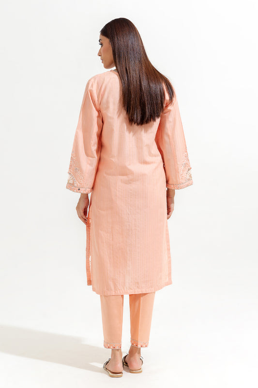 2 PIECE EMBROIDERED JACQUARD SUIT (LUXURY-PRET)