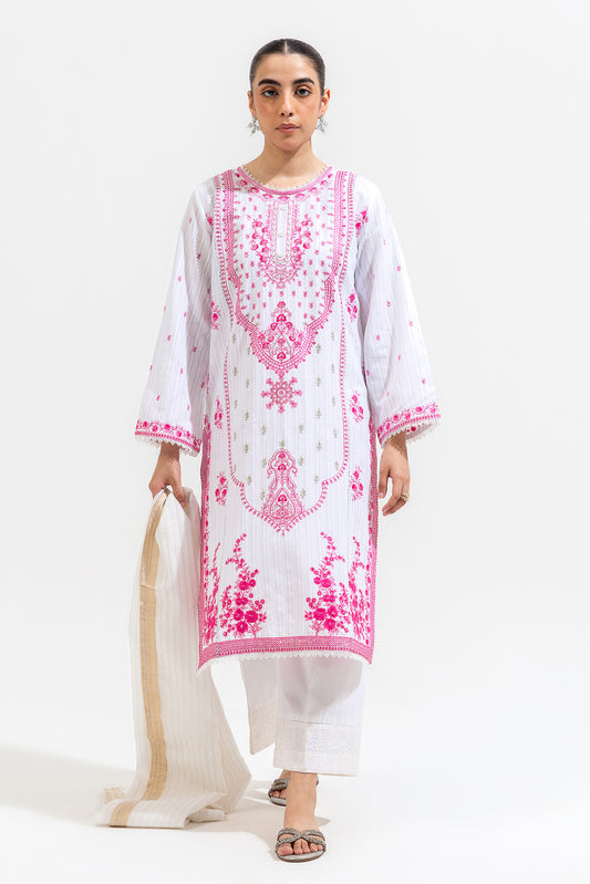 2 PIECE EMBROIDERED JACQUARD SUIT (LUXURY-PRET)