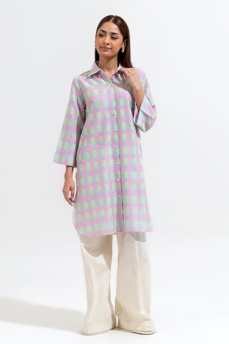 BASIC JACQUARD SHIRT (PRET)