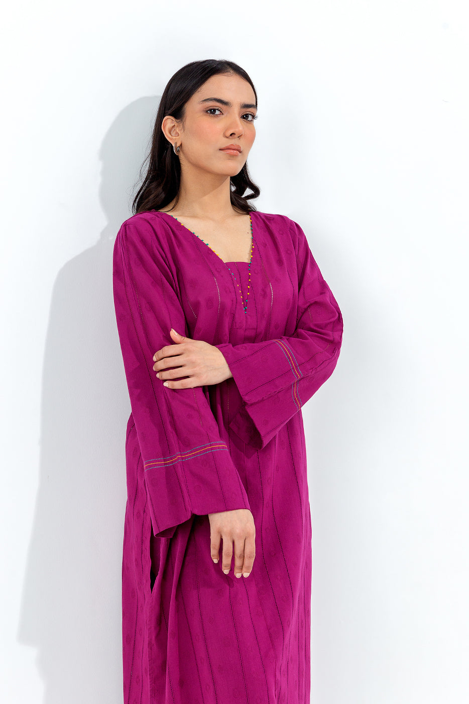 2 PIECE BASIC JACQUARD SUIT (PRET)