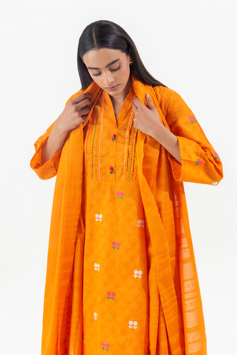 2 PIECE EMBROIDERED JACQUARD SUIT (PRET) - BEECHTREE