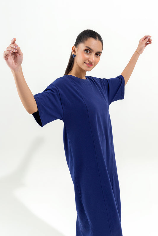 NAVY T-SHIRT DRESS