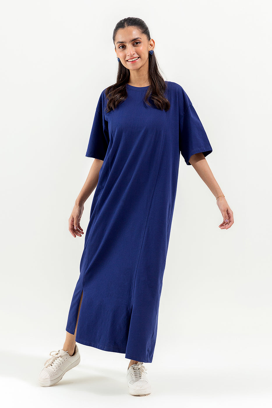 NAVY T-SHIRT DRESS