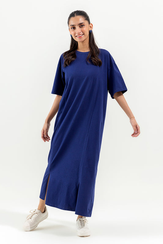 NAVY T-SHIRT DRESS