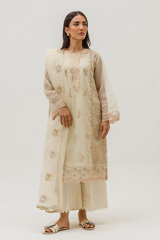 2 PIECE EMBROIDERED KARANDI SUIT (LUXURY-PRET)