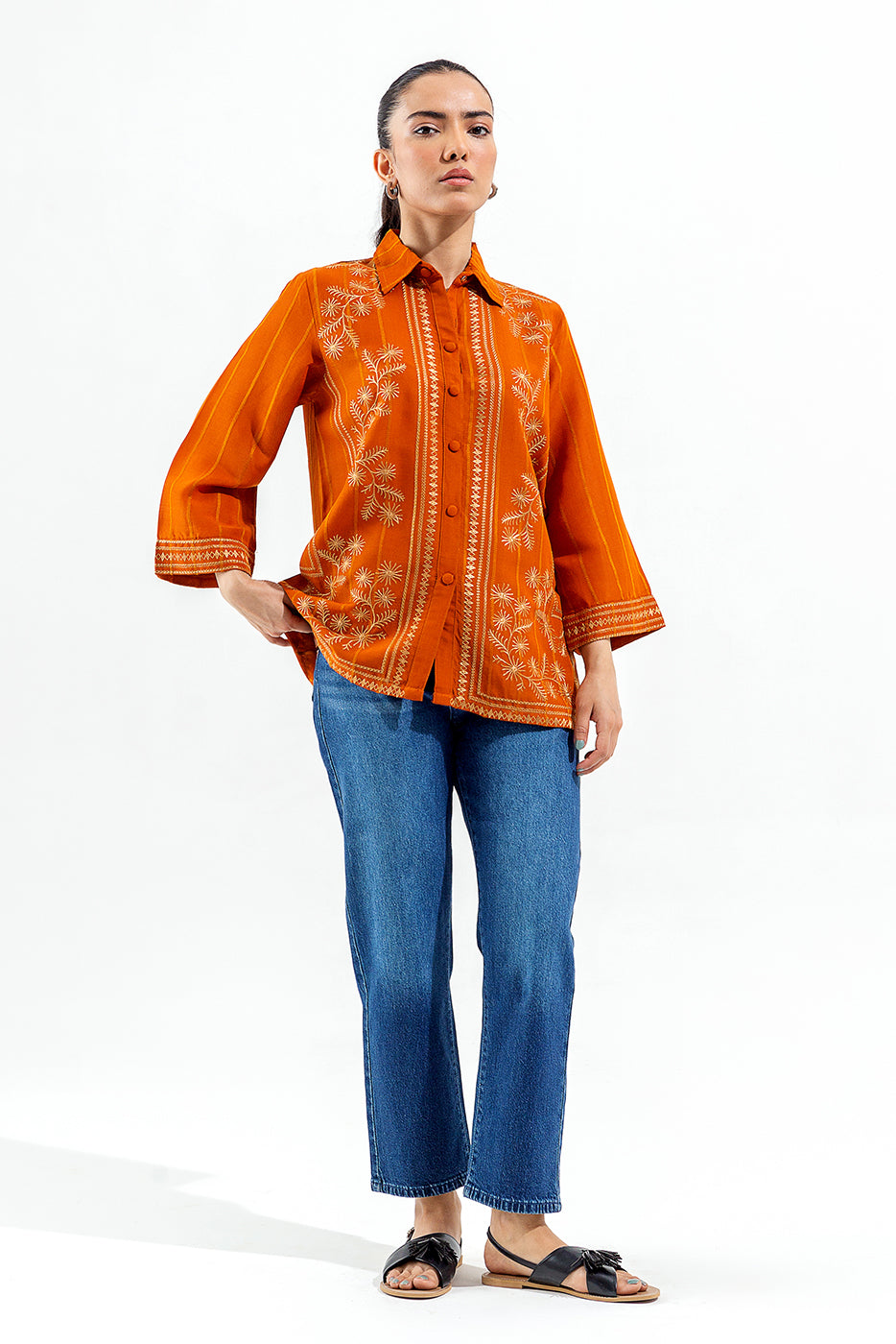 EMBROIDERED FUSION TOP (PRET)