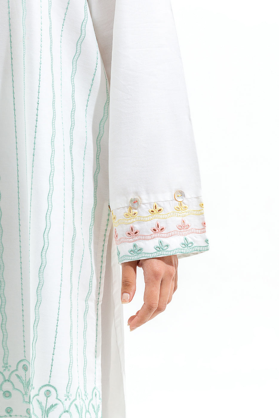 EMBROIDERED LAWN SHIRT (PRET)