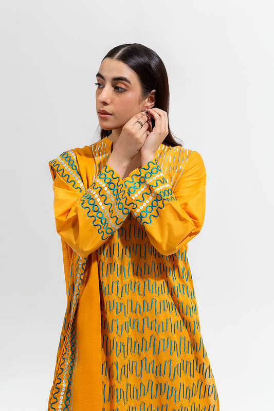 2 PIECE EMBROIDERED LAWN SUIT (PRET)