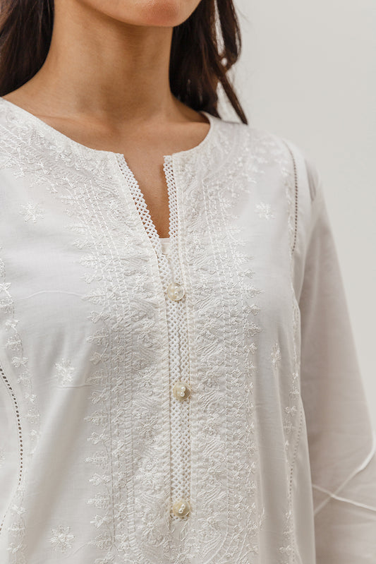 EMBROIDERED LAWN SHIRT (PRET)