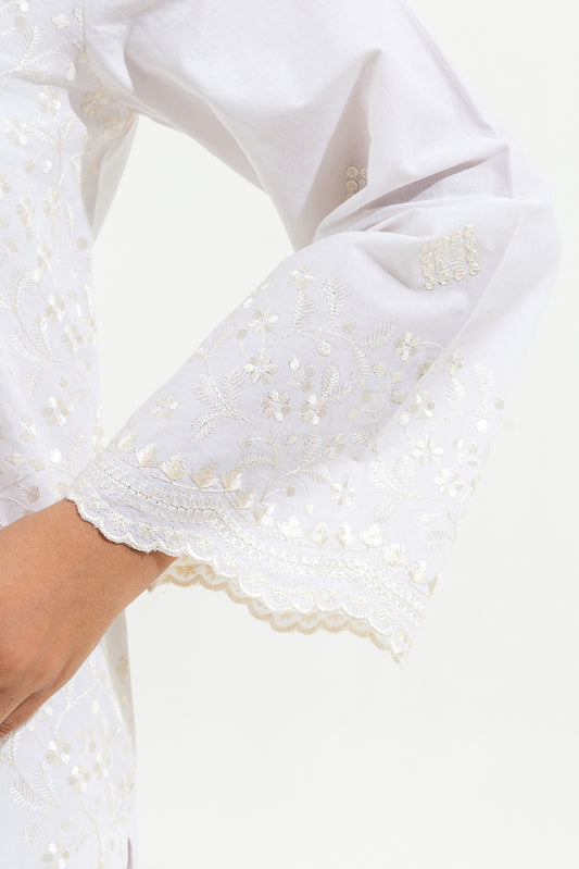 EMBROIDERED LAWN SHIRT (PRET)