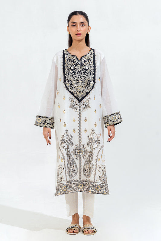 EMBROIDERED MULTI NEPS SHIRT+SLIP (LUXURY-PRET)