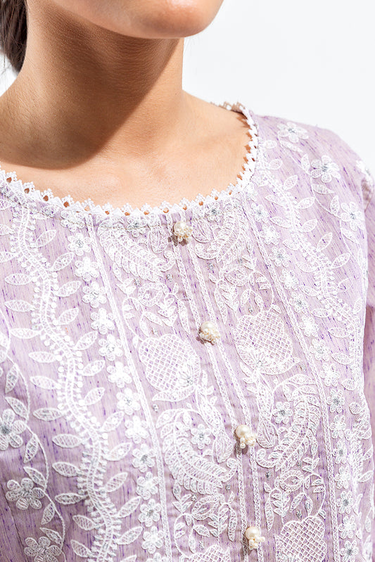 2 PIECE EMBROIDERED FANCY NEPS SUIT (LUXURY PRET)